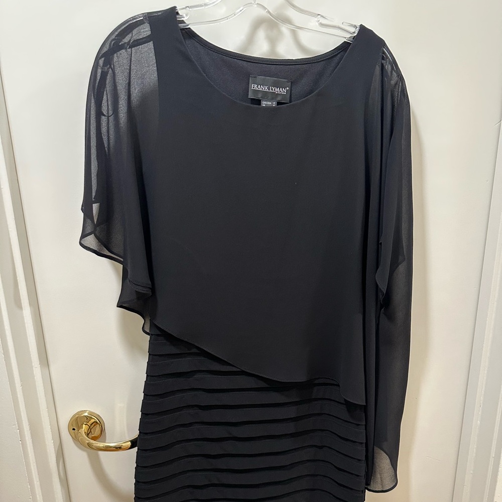 Women’s black cocktail dress